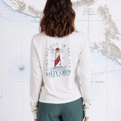 Salty Crew Outerbanks Bone L/S Skimmer Tee