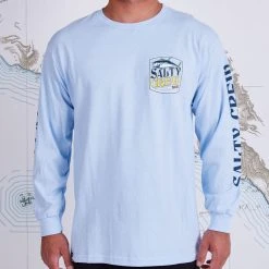 Salty Crew Filet Light Blue L/S Standard Tee