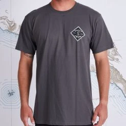 Salty Crew Mens Tippet Decoy Charcoal S/S Standard Tee