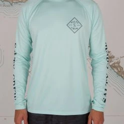 Salty Crew Tippet Sea Foam Pinnacle + L/S Sunshirt Mens