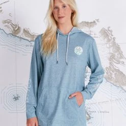 Salty Crew Womens Club Salty Teal Mid Weight Hoody