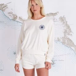 Salty Crew Womens Sea Bound Bone Pullover