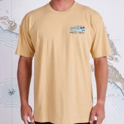 Salty Crew Mens Message Camel Premium S/S Tee