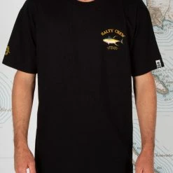 Salty Crew Ahi Mount Black S/S Standard Tee Mens