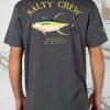 Salty Crew Mens Ahi Mount Grey Heather S/S Standard Tee