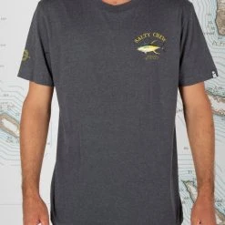 Salty Crew Mens Ahi Mount Grey Heather S/S Standard Tee