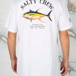 Salty Crew Ahi Mount White S/S Standard Tee Mens