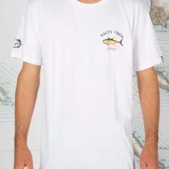 Salty Crew Ahi Mount White S/S Standard Tee Mens