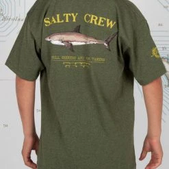 Salty Crew Youth Bruce Boys Forest Heather S/S Tee