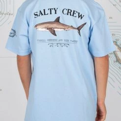 Salty Crew Youth Bruce Boys Light Blue S/S Tee