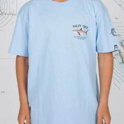 Salty Crew Youth Bruce Boys Light Blue S/S Tee