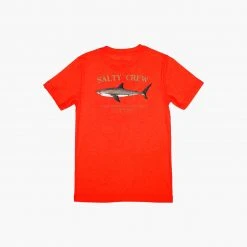 Salty Crew Bruce Boys Red Heather S/S Tee Youth