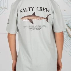 Salty Crew Bruce Boys Silver S/S Tee