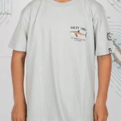 Salty Crew Bruce Boys Silver S/S Tee