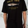 Salty Crew Bruce Black S/S Premium Tee Mens