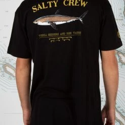 Salty Crew Bruce Black S/S Premium Tee Mens