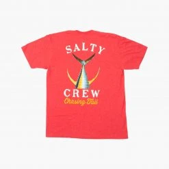Salty Crew Tailed Red Heather S/S Standard Tee Mens
