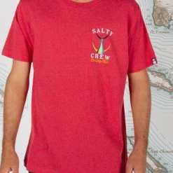 Salty Crew Tailed Red Heather S/S Standard Tee Mens
