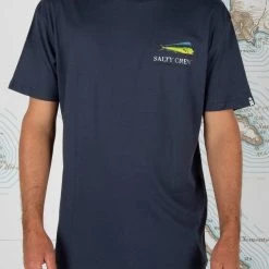 Salty Crew Mens El Dorado Harbor Blue S/S Premium Tee