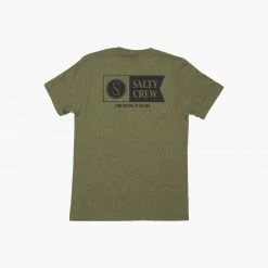 Salty Crew Mens Alpha Forest Heather S/S Standard Tee