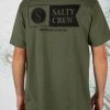 Salty Crew Mens Alpha Forest Heather S/S Standard Tee