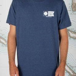 Salty Crew Alpha Flag Blue Heather S/S Boys Tee