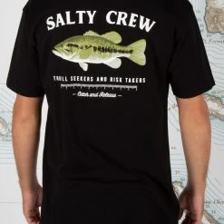 Salty Crew Mens Bigmouth Black S/S Premium Tee