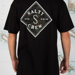Salty Crew Tippet Decoy Black S/S Standard Tee