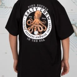 Salty Crew Deep Reach Black S/S Boys Tee Youth