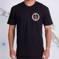 Salty Crew Deep Reach Black S/S Standard Tee Mens