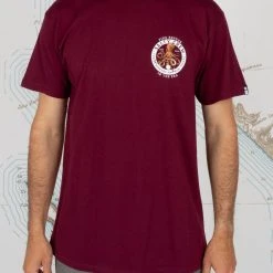 Salty Crew Deep Reach Burgundy S/S Standard Tee Mens