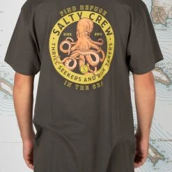 Salty Crew Deep Reach Charcoal S/S Standard Tee