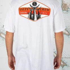 Salty Crew Mens High Tail White S/S Premium Tee