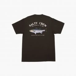 Salty Crew Striper Black S/S Standard Tee Mens