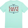 Salty Crew Youth Skipjack Sea Foam Boys S/S Tee