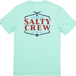 Salty Crew Youth Skipjack Sea Foam Boys S/S Tee