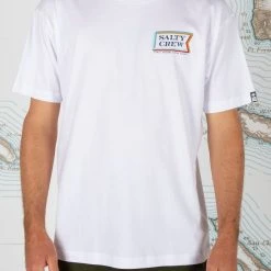 Salty Crew Mens Layers White S/S Premium Tee