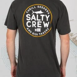 Salty Crew First Mate Black Premium S/S Tee