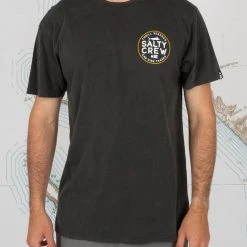 Salty Crew First Mate Black Premium S/S Tee
