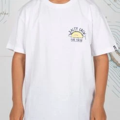 Salty Crew Youth Baja Fresh White Boys S/S Tee