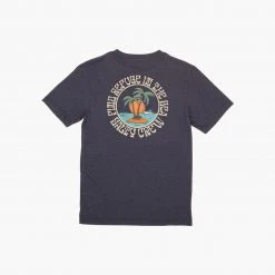 Salty Crew Youth Dos Palms Navy Heather Boys S/S Tee
