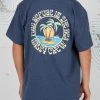 Salty Crew Youth Dos Palms Navy Heather Boys S/S Tee