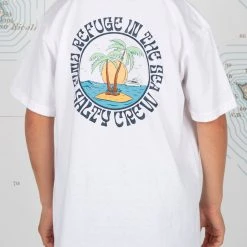 Salty Crew Dos Palms Boys White S/S Tee
