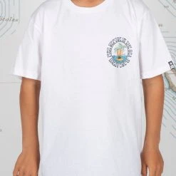 Salty Crew Dos Palms Boys White S/S Tee