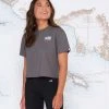 Salty Crew Alpha Gradient Charcoal Skimmer Tee
