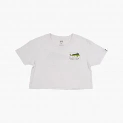Salty Crew El Dorado White Crop Top Womens