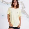 Salty Crew Womens Ahi Mount Banana Boyfriend Tee
