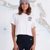 Salty Crew Womens Fishing Club White Skimmer Tee