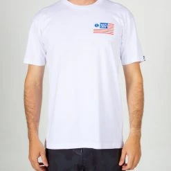 Salty Crew Mens Stars And Stripes White S/S Premium Tee