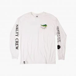Salty Crew Angry Bull White L/S Sunshirt